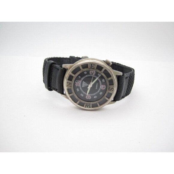 Vtg 1990 Women Guess Quartz WR Analog 34mm Dial Contemporary‎ Round Watch (F157) main image 8